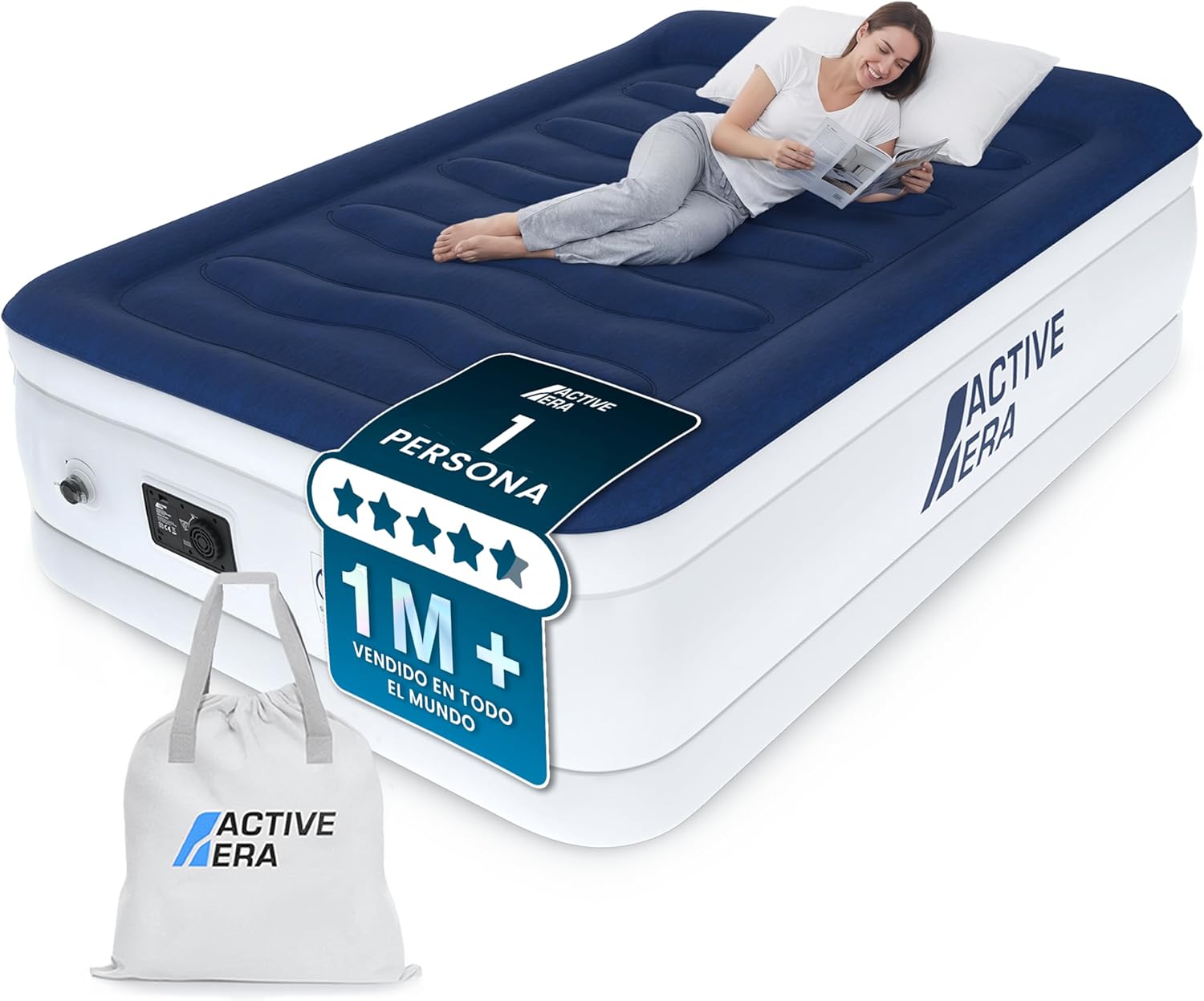 Active Era Colchón Hinchable Individual Lujo